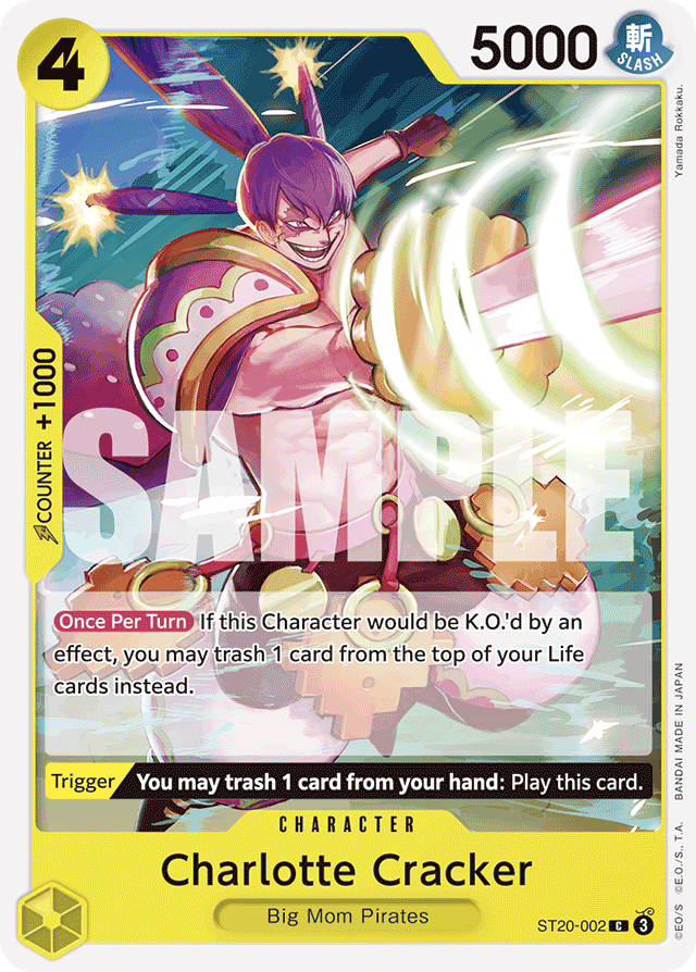 Charlotte Cracker - ST20-002 - Common - YELLOW Charlotte Katakuri