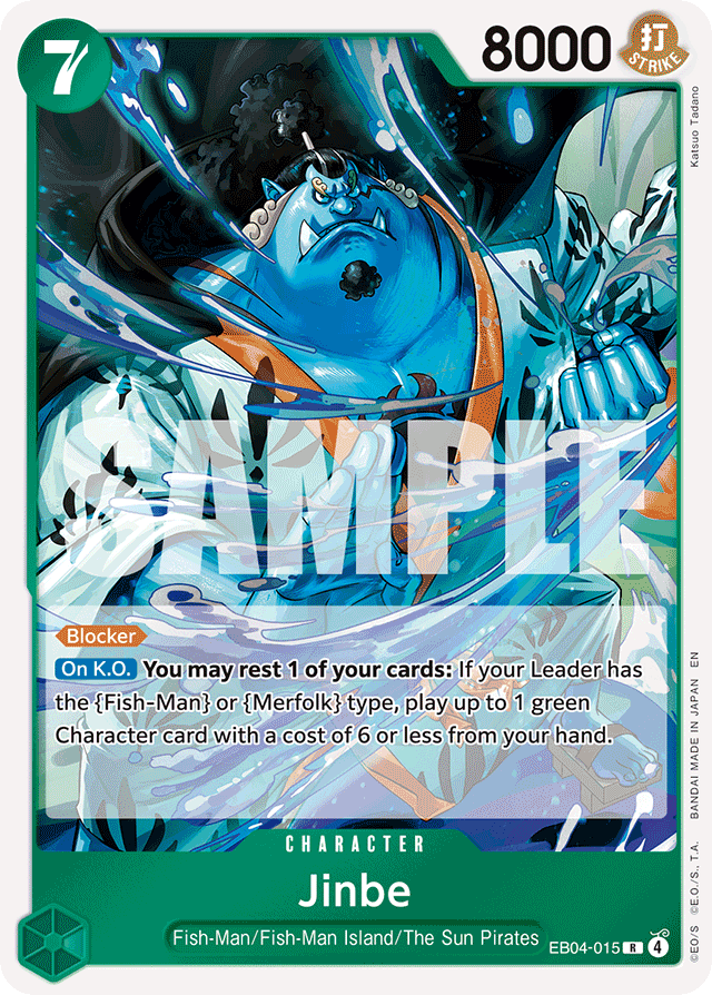 Jinbe - EB04-015 - Rare - Egghead Crisis