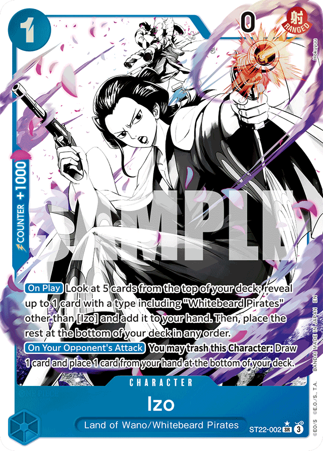 Izo - ST22-002 - Super Rare (Alternate Art) - Ace & Newgate