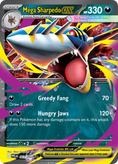 Mega Sharpedo ex - 61/94 - Phantasmal Flames