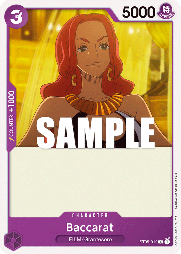 Baccarat - ST05-012 - Common - ONE PIECE FILM edition