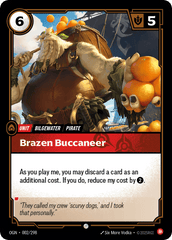 Brazen Buccaneer - 002/298 - Common - Origins