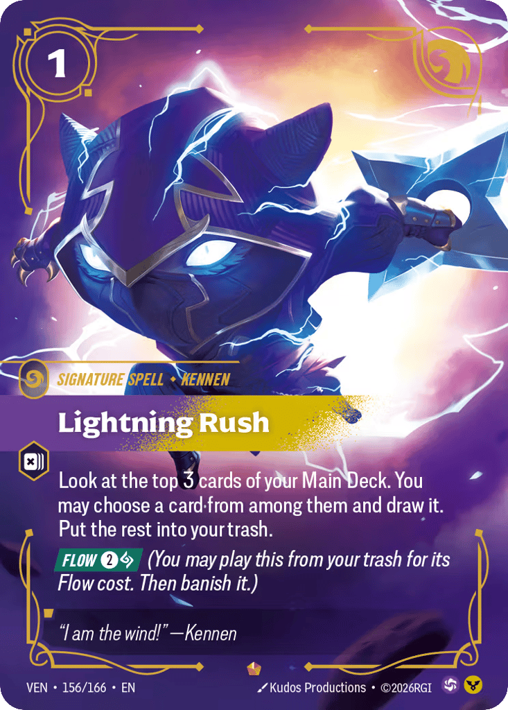 Lightning Rush - 156/166 - Epic - Vendetta