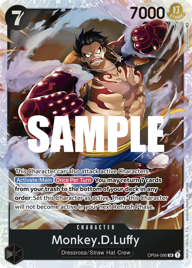Monkey.D.Luffy - OP04-090 - Super Rare - Kingdoms of Intrigue