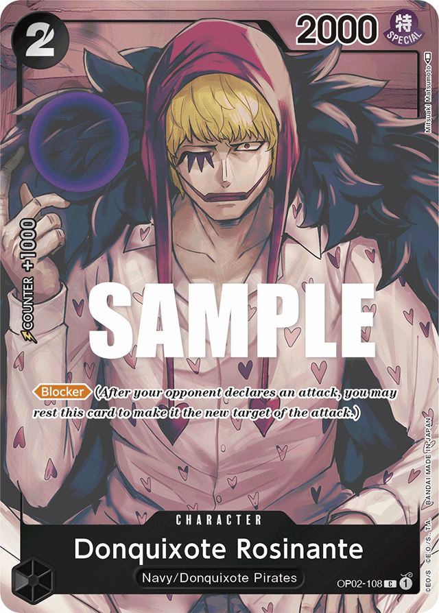 Donquixote Rosinante - OP02-108 - Common (Alternate Art) - Paramount War