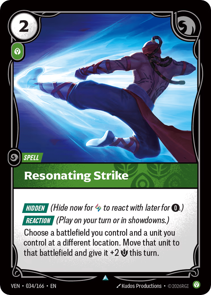 Resonating Strike - 034/166 - Uncommon - Vendetta