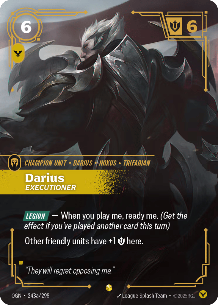Darius, Executioner - 243a/298 - Showcase - Origins