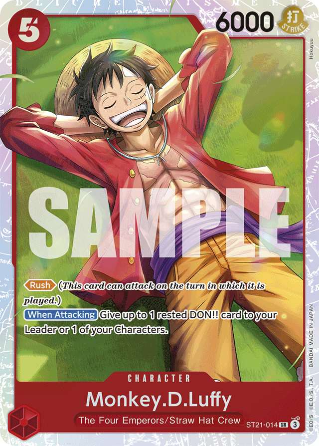 Monkey.D.Luffy - ST21-014 - Super Rare - EX Gear 5