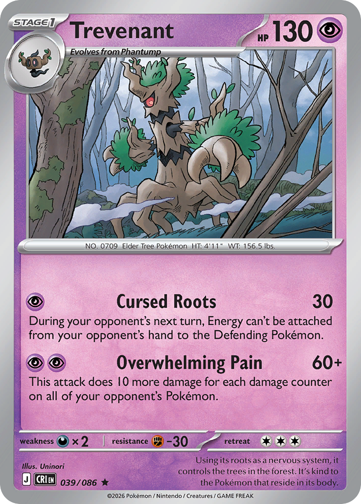 Trevenant - 39/86 - Chaos Rising