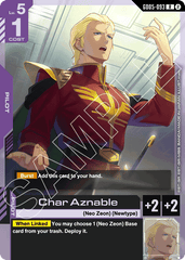 Char Aznable - GD05-093 - Rare - Freedom Ascension