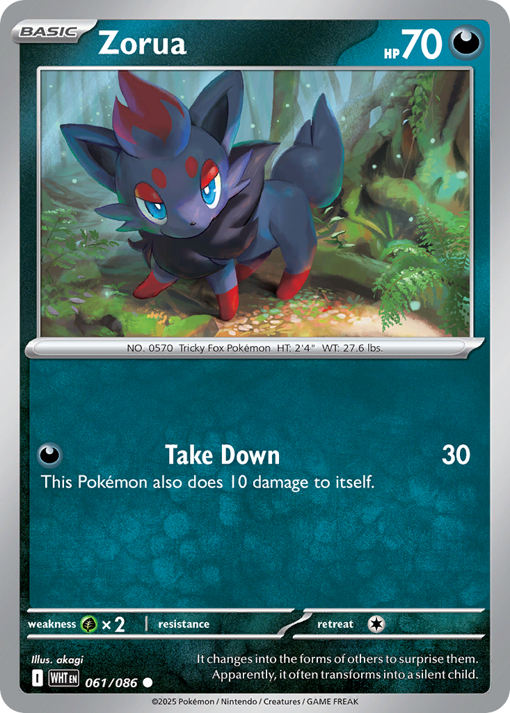 Zorua - 61/86 - White Flare