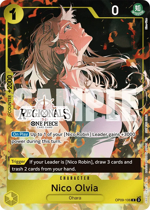 Nico Olvia - OP09-106 - Common (Regional Participant Stamp) - Emperors In The New World