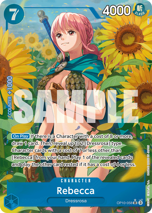 Rebecca - OP10-058 - Super Rare (Alternate Art) - Royal Blood