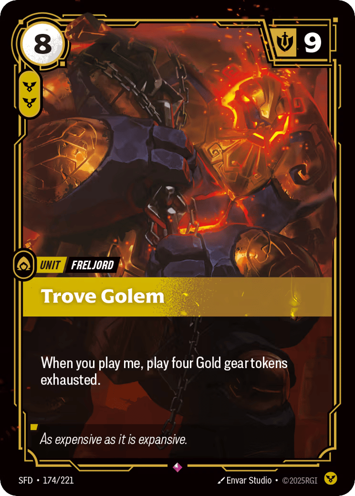 Trove Golem - 174/221 - Rare - Spiritforged
