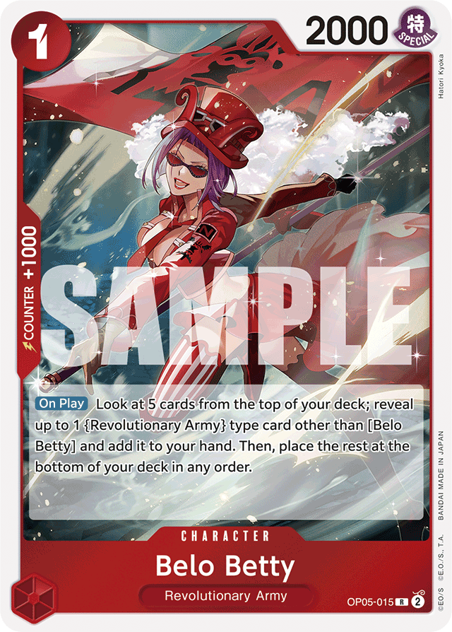 Belo Betty - OP05-015 - Rare (Reprint) - Awakening of the New Era