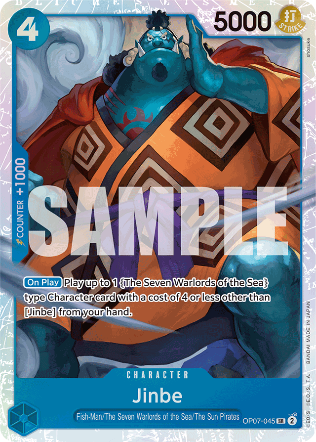 Jinbe - OP07-045 - Super Rare - 500 Years In The Future