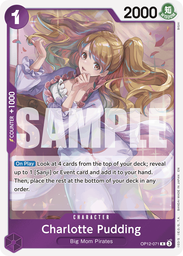 Charlotte Pudding - OP12-071 - Rare - Legacy of the Master