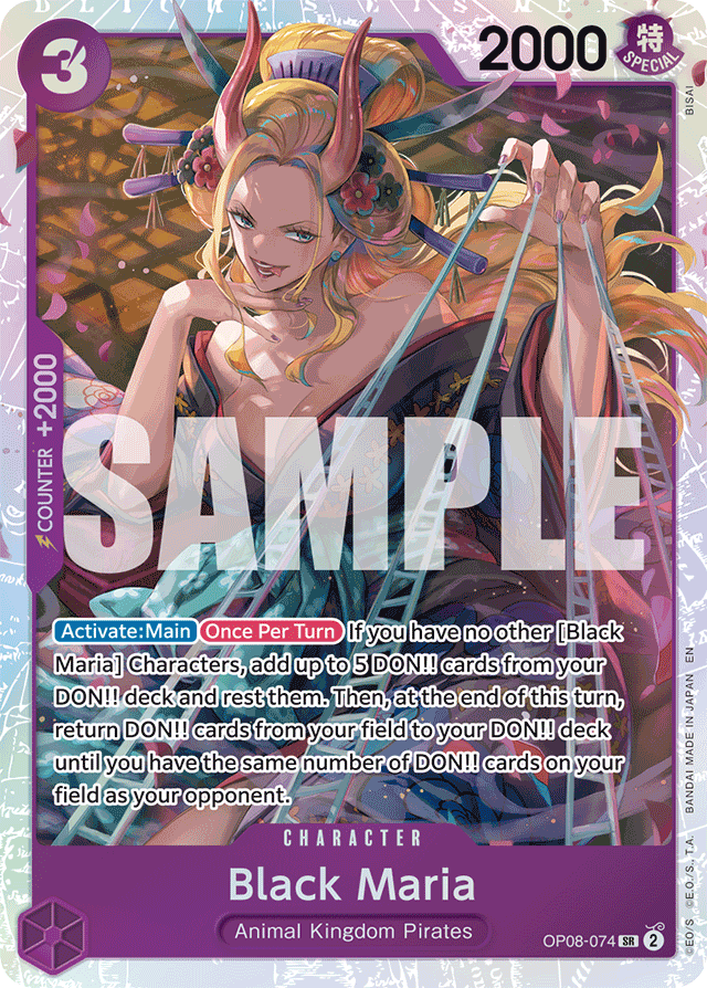 Black Maria - OP08-074 - Super Rare (Reprint) - Two Legends