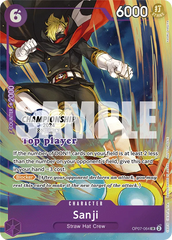 Sanji - OP07-064 - Super Rare (Top Player Stamp) - 500 Years In The Future