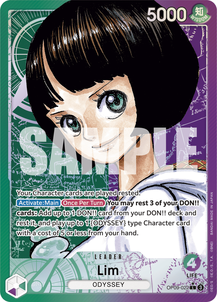 Lim - OP09-022 - Leader (Alternate Art) - Emperors In The New World