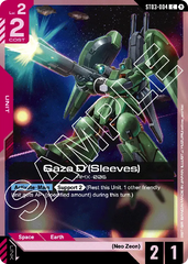 Gaza D (Sleeves) - ST03-004 - Common - Zeon's rush