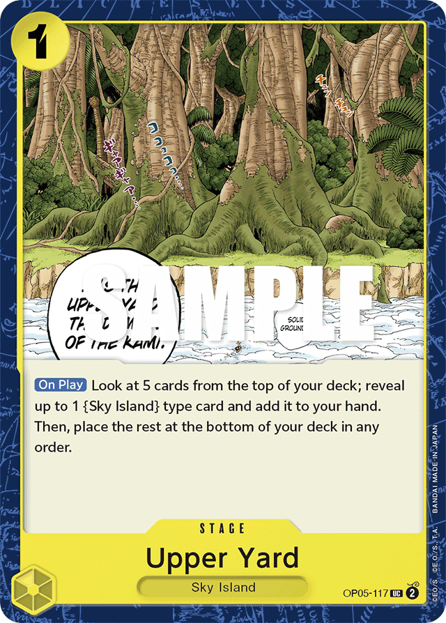 Upper Yard - OP05-117 - Uncommon - Awakening of the New Era