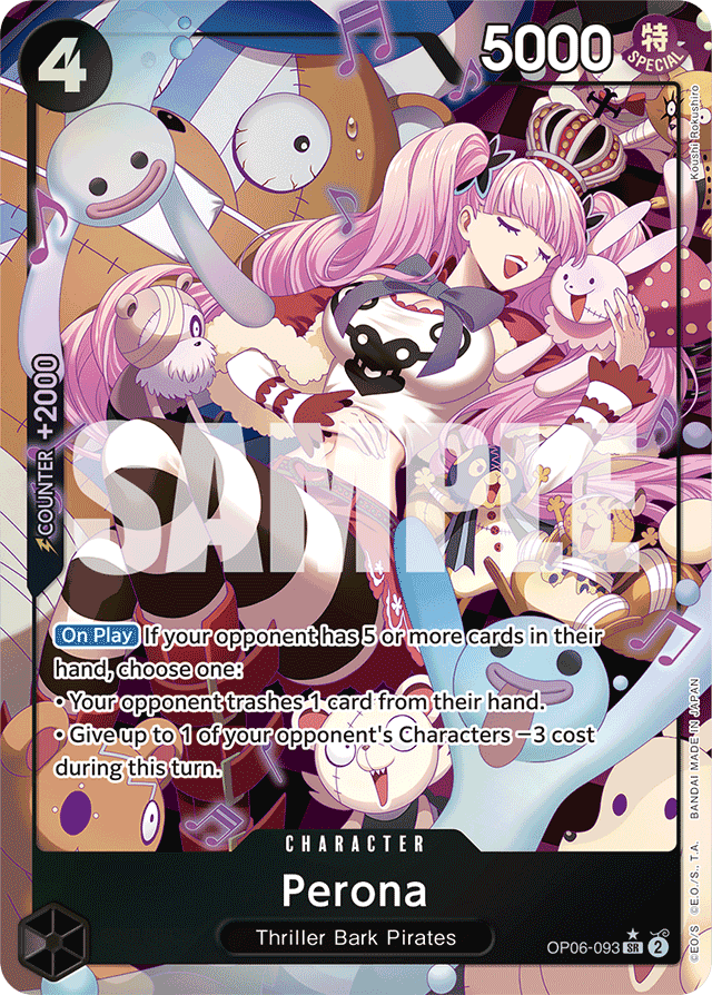 Perona - OP06-093 - Super Rare (Alternate Art) - Wings of the Captain