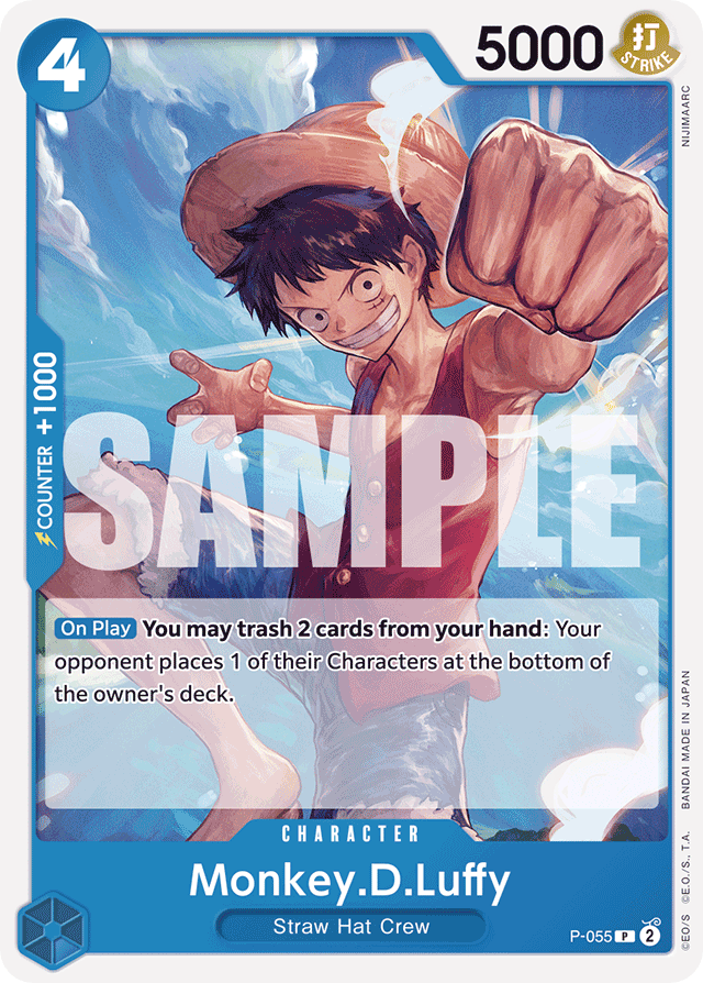 Monkey.D.Luffy - P-055 - Promo (Reprint) - Promos