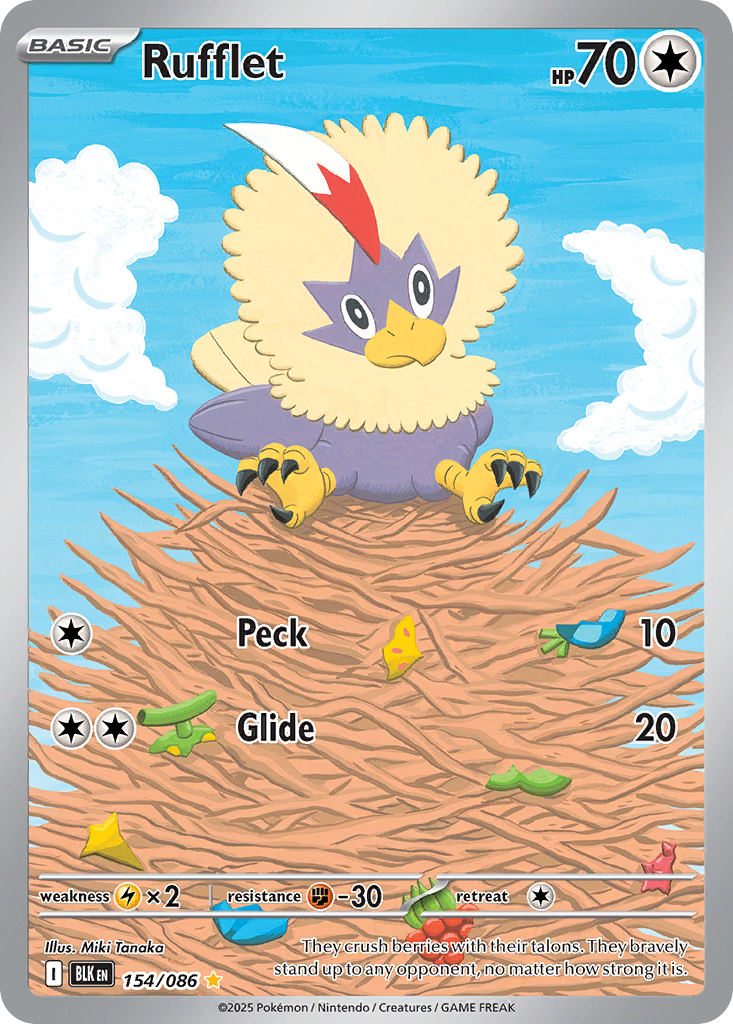 Rufflet - 154/86 - Black Bolt