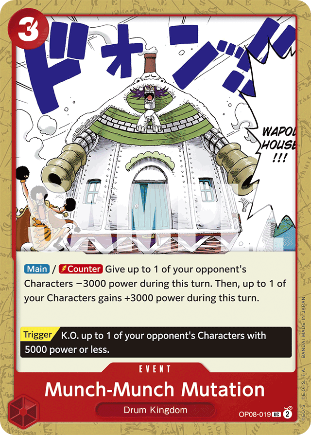Munch-Munch Mutation - OP08-019 - Uncommon - Two Legends