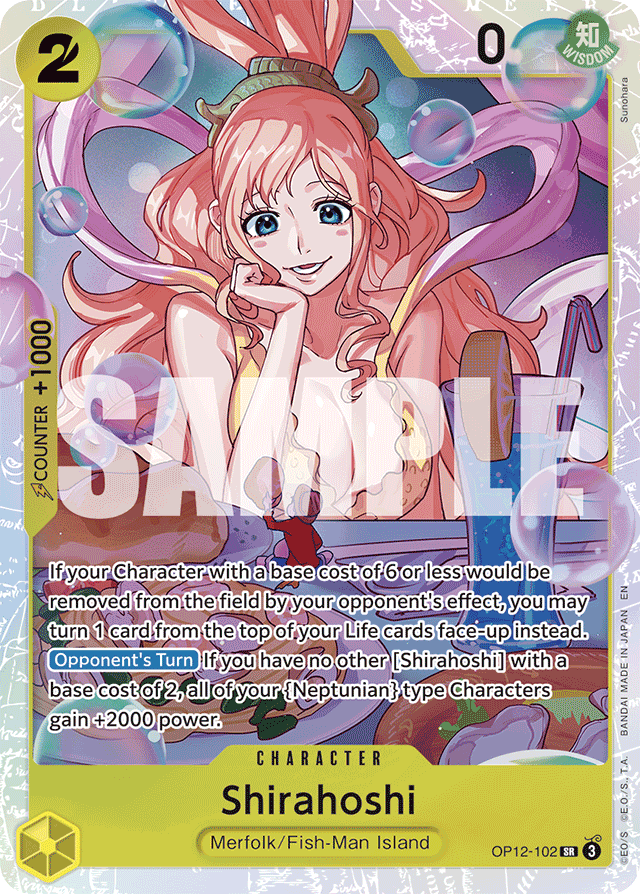 Shirahoshi - OP12-102 - Super Rare - Legacy of the Master