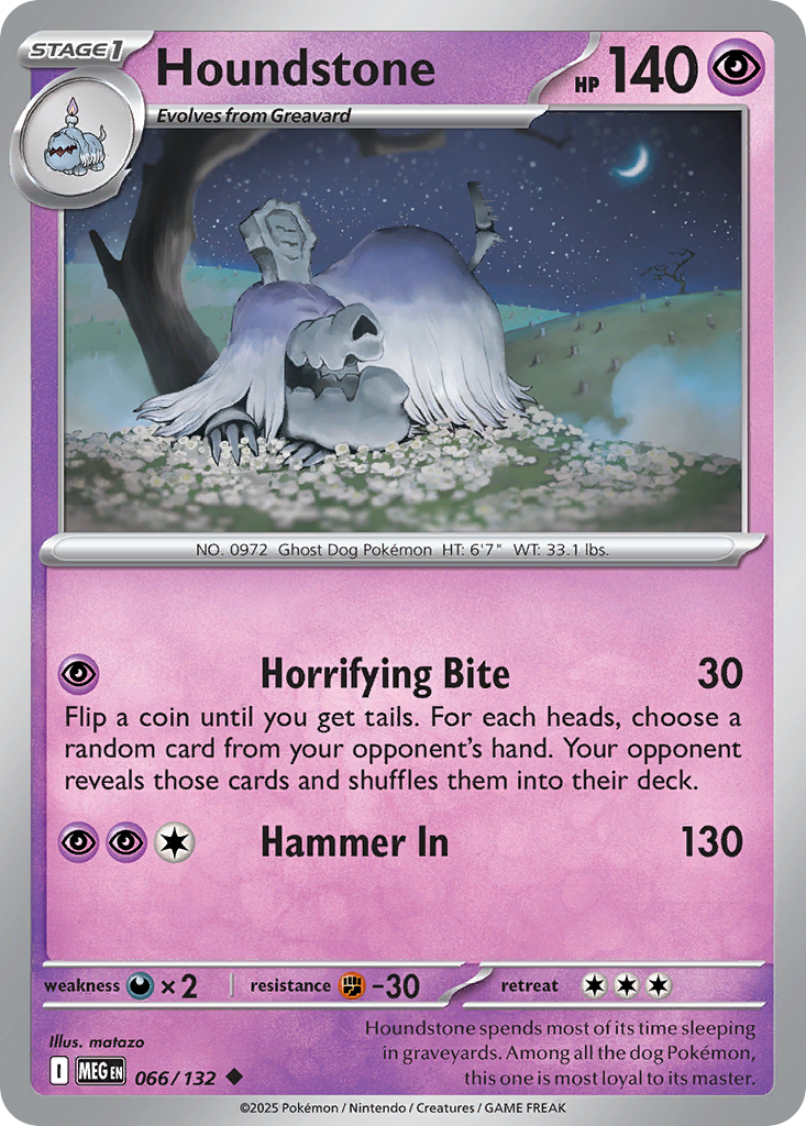 Houndstone - 066/132 - Mega Evolution