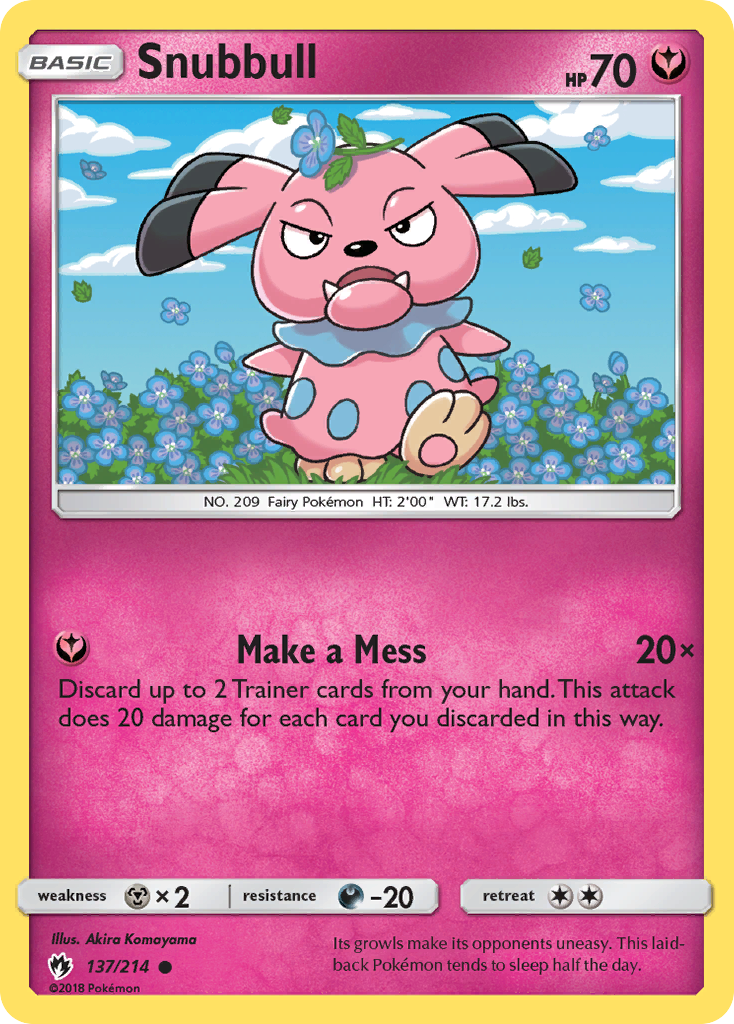 Snubbull - 137/214 - Lost Thunder