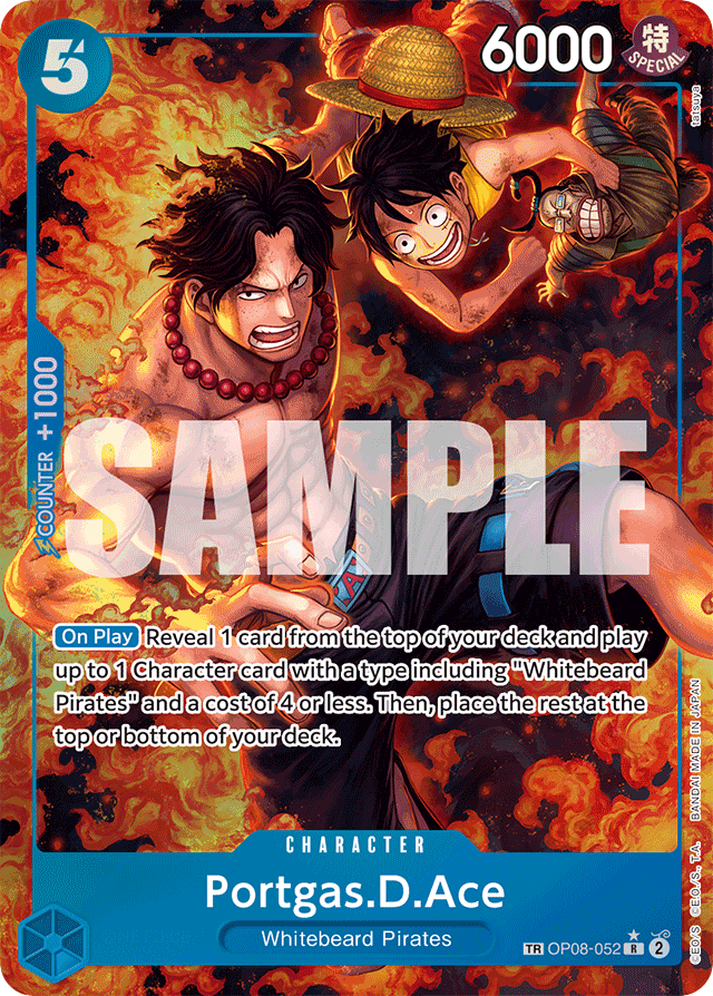 Portgas.D.Ace - OP08-052 - Rare (Treasure Rare) - Two Legends