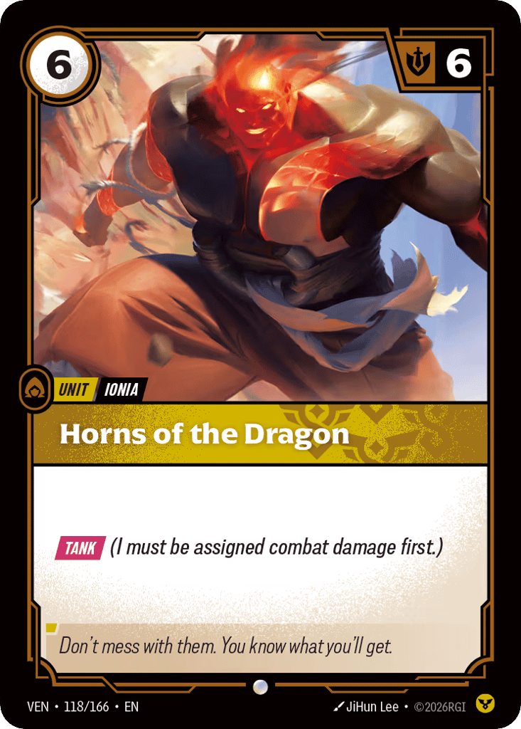 Horns Of The Dragon - 118/166 - Common - Vendetta
