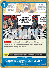 Captain Buggy's Our Savior!! - OP16-057 - Common - The Time Of Battle