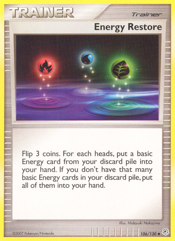 Energy Restore - 106/130 - Diamond & Pearl