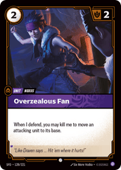 Overzealous Fan - 128/221 - Common - Spiritforged