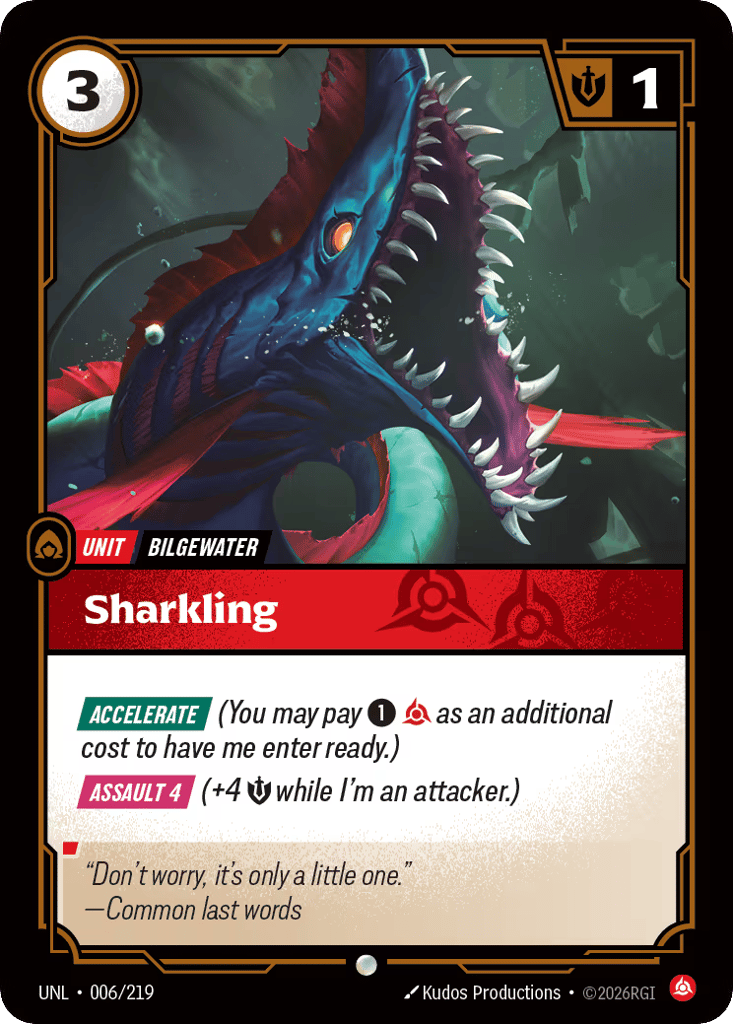 Sharkling - 006/219 - Common - Unleashed
