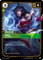 Ahri, Alluring - 066/298 - Rare - Origins
