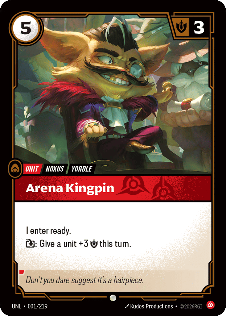 Arena Kingpin - 001/219 - Common - Unleashed