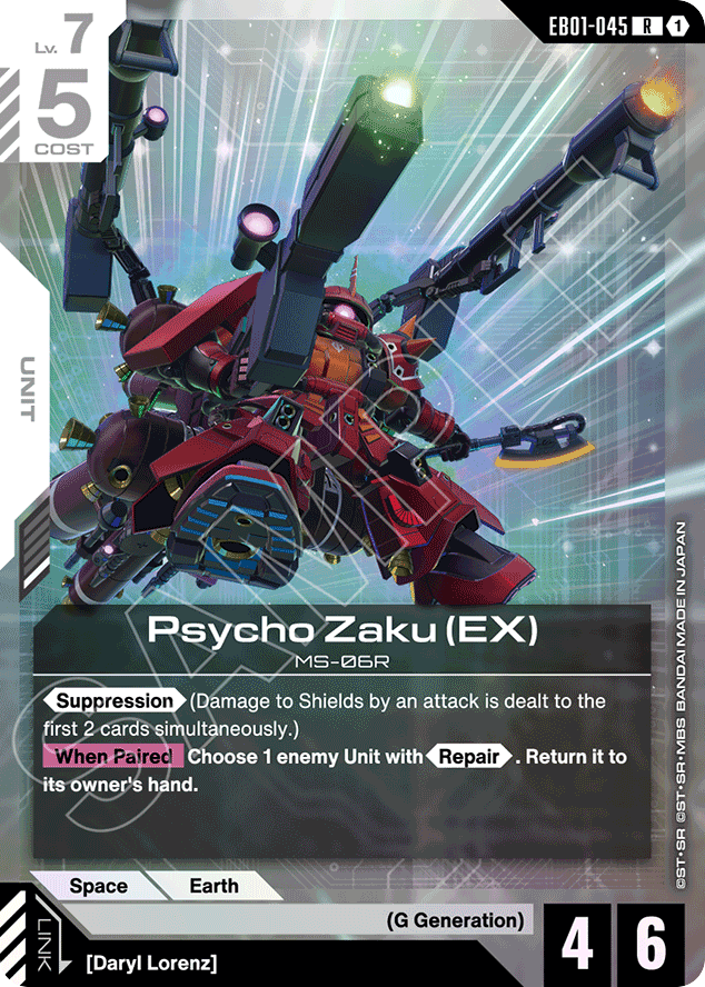 Psycho Zaku (EX) - EB01-045 - Rare - Eternal Nexus