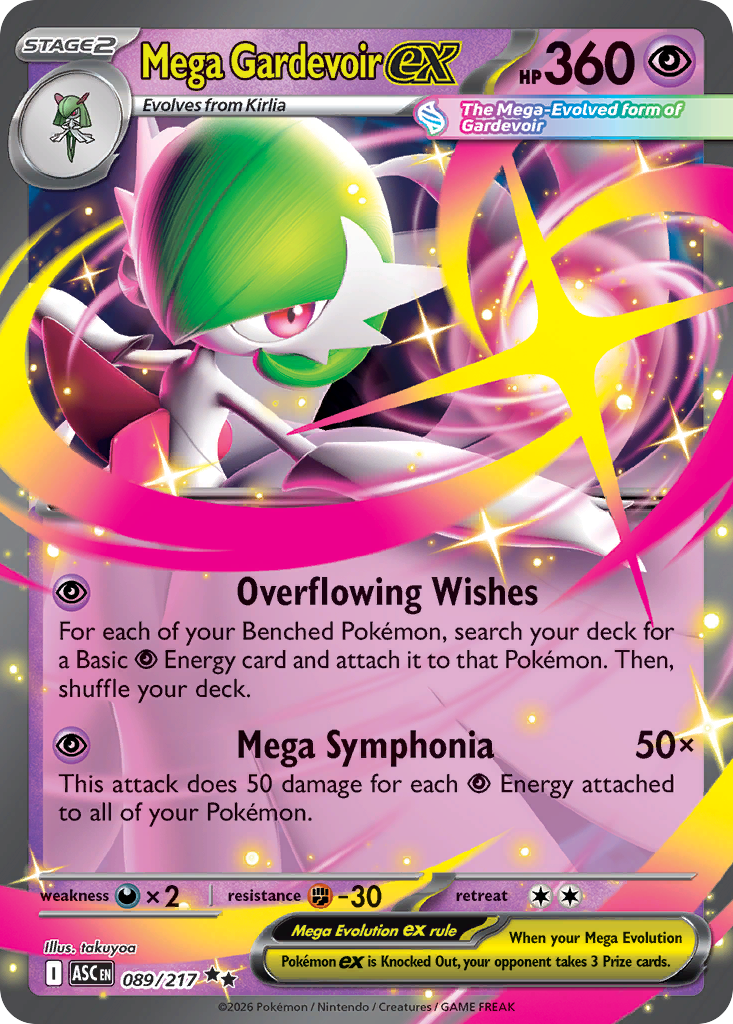 Mega Gardevoir ex - 089/217 - Ascended Heroes