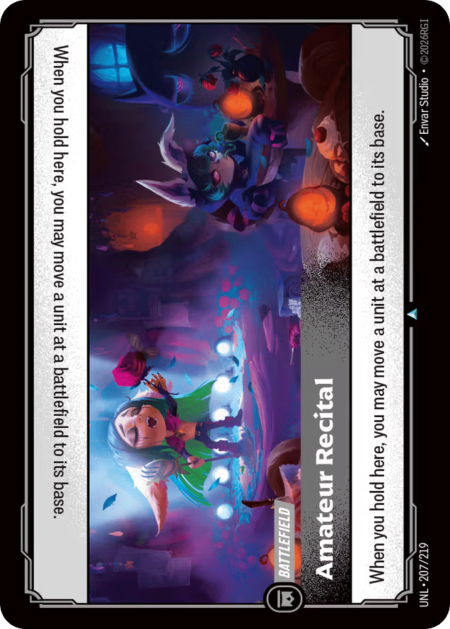 Amateur Recital - 207/219 - Uncommon - Unleashed
