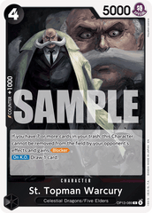 St. Topman Warcury - OP13-089 - Rare - Carrying On His Will