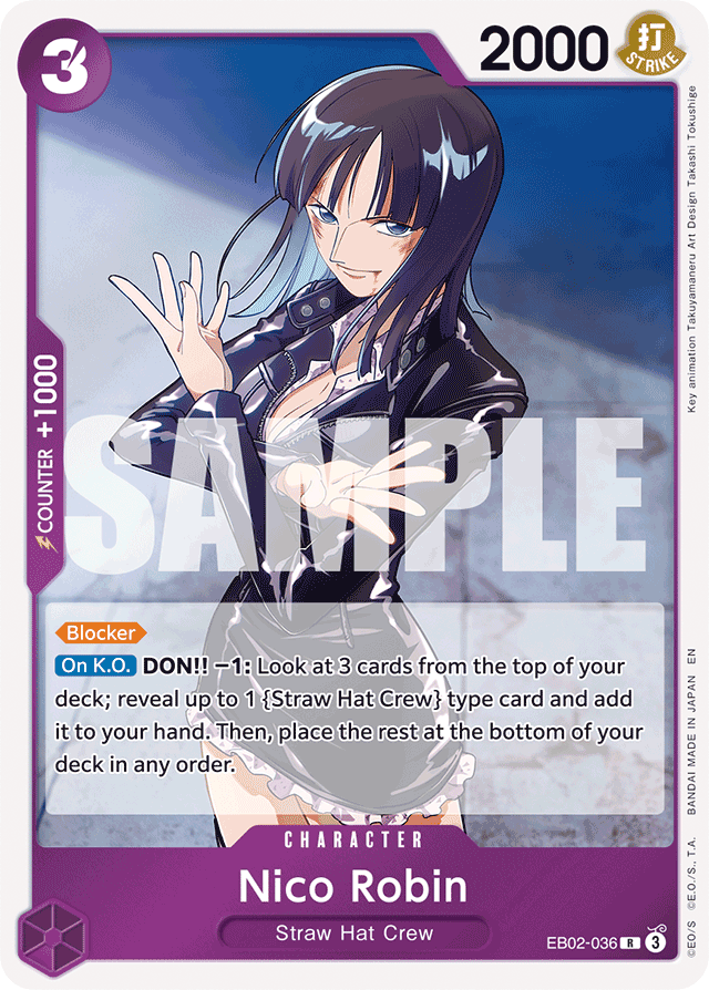 Nico Robin - EB02-036 - Rare - Anime 25th Collection