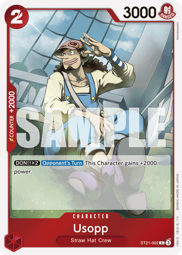 Usopp - ST21-002 - Common - EX Gear 5