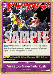 Megaton Nine-Tails Rush - OP07-078 - Common - 500 Years In The Future