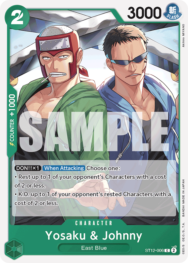 Yosaku & Johnny - ST12-006 - Common - Zoro and Sanji