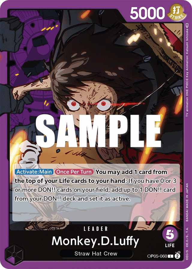 Monkey.D.Luffy - OP05-060 - Leader - Awakening of the New Era